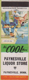 Matchbook Cover - Paynesville Liquor MN