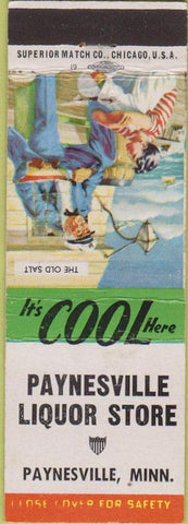 Matchbook Cover - Paynesville Liquor MN