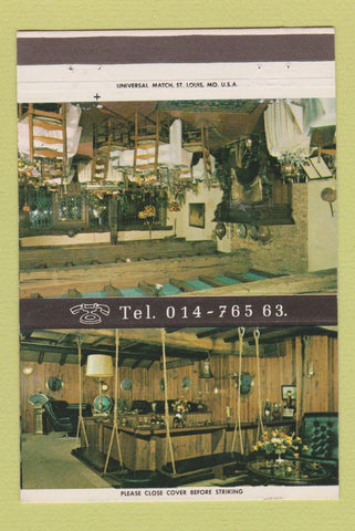 Matchbook Cover - Restaurant Hoeveke Lichtaart Belgium 40 Strike