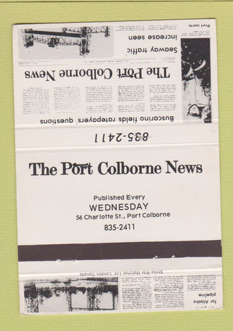 Matchbook Cover - Port Colborne Newspaper ON 40 Strike