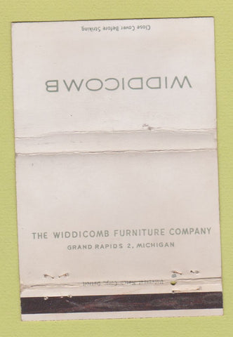 Matchbook Cover - Widdicomb Furniture Grand Rapids MI WEAR 40 Strike