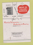 Matchbook Cover - North Side Bank Racine WI 40 Strike