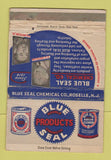 Matchbook Cover - Blue Seal Products Chemical cleaner Roselle NJ WEAR 40 Strike