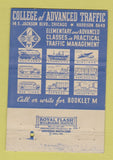 Matchbook Cover - Traffic Management College Chicago IL WEAR 40 Strike