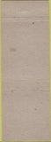Matchbook Cover - Plaza Hotel New Braunsfels TX