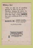 Matchbook Cover - Maurath Electrodes Cleveland OH 40 Strike