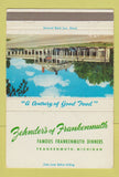 Matchbook Cover - Zehnder's Restaurant Frankenmuth MI 40 Strike