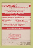 Matchbook Cover - Super Line Products Compton CA MISCUT 40 Strike