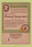 Matchbook Cover - Mutual Insurance Agency Washington DC 40 Strike
