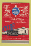 Matchbook Cover - Kysor Heater Cadillac MI temperature controls 40 Strike