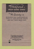 Matchbook Cover - Huntington Park Saw and Knife CA 40 Strike
