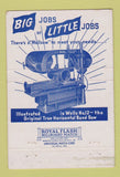 Matchbook Cover - Wells Saws Indianapolis IN 40 Strike