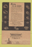 Matchbook Cover - CJ Rainear Steam Plumbing Supply Philadelphia PA 40 Strike