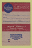 Matchbook Cover - Aero Defoliant Cyanamid New York City 40 Strike