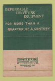 Matchbook Cover - Anchor Conveyors Dearborn MI 40 Strike