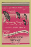 Matchbook Cover - Ralph's Shoes Johnston Murphy Mobile AL 40 Strike