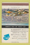 Matchbook Cover - RMS 1962 Seattle World's Fair Allentown PA  40 Strike