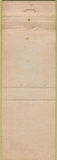 Matchbook Cover - Clarence Cooper mortuary Oakland? CA WEAR