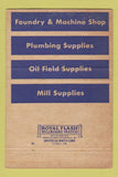 Matchbook Cover - Oil City Iron Works Corsicana TX 40 Strike