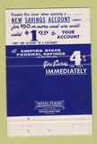 Matchbook Cover - Empire State Savings White Plains Mount Kisco NY 40 Strike