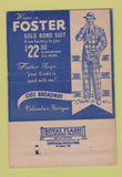 Matchbook Cover - Foster Men's Clothes Columbus GA 40 Strike
