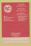 Matchbook Cover - Barton Press Printers Newark NJ 40 Strike