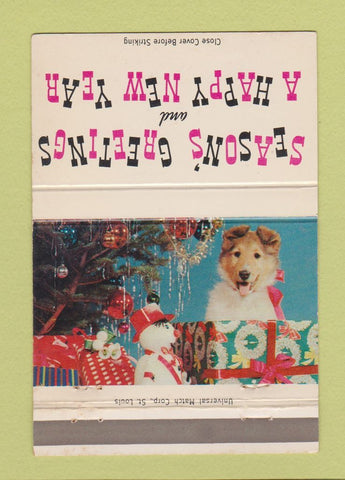 Matchbook Cover - Worthen Bank and Trust Little Rock AR Christmas 40 Strike