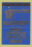Matchbook Cover - Jordan Howe Clothes New Haven CT WEAR 40 Strike