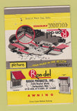 Matchbook Cover - Rondel Awning Rusco Products Youngstown OH 40 Strike
