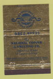 Matchbook Cover - National Copper & Smelting Cleveland OH WEAR 40 Strike