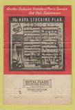 Matchbook Cover - NAPA Auto Parts Memphis TN 40 Strike