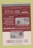 Matchbook Cover - Custom Electronics Dayton Hamilton OH 40 Strike