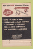 Matchbook Cover - Custom Electronics Dayton Hamilton OH 40 Strike