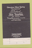 Matchbook Cover - El Fontanal Sheraton Silver Spring MD 40 Strike