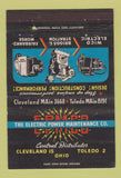 Matchbook Cover - Electric Power Maintenance Cleveland OH 40 Strike