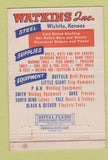 Matchbook Cover - Watkins Inc Wichita KS Steel  40 Strike