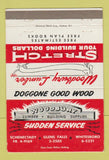 Matchbook Cover - Woodbury Lumber Schenectady Glens Falls NY 40 Strike