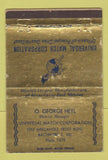 Matchbook Cover - Universal Match Corp O George Heyl Baltimore MD WEAR 40 Strike