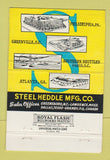 Matchbook Cover - Southern Shuttles Steel Heddle Greenville SC 40 Strike