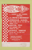 Matchbook Cover - WP Ballard Laundry Supply Birmingham AL Houston 40 Strike