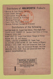 Matchbook Cover - Herman Goldner Pipe Valves Fittings Philadelphia? 40 Strike