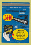 Matchbook Cover - Morse Power Transmission Zanesville OH WEAR 40 Strike
