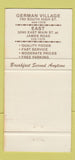 Matchbook Cover - Jon's Village Junction 30 Strike