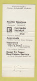 Matchbook Cover - Red Coach Real Estate Pittsford NY 30 Strike