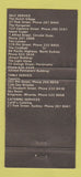 Matchbook Cover - Cahills Restaurants Sydney Australia WEAR 30 Strike