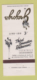 Matchbook Cover - Gregory's Restaurant Bloomington MN 30 Strike