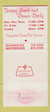 Matchbook Cover - Oceania Inn Chinese Rochester Waterford MI 30 Strike