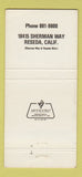Matchbook Cover - Chuck Landis' Country Club Reseda CA 30 Strike