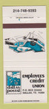 Matchbook Cover - Dallas Postal Employees Credit Union Dallas TX 30 Strike
