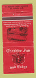 Matchbook Cover - Cheshire Inn and Lodge St Louis MO WEAR 30 Strike